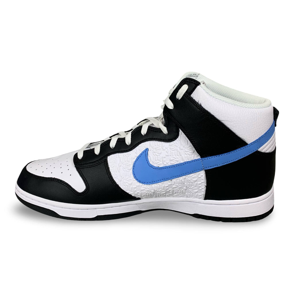 Nike Dunk High Retro FLC Black University Blue White